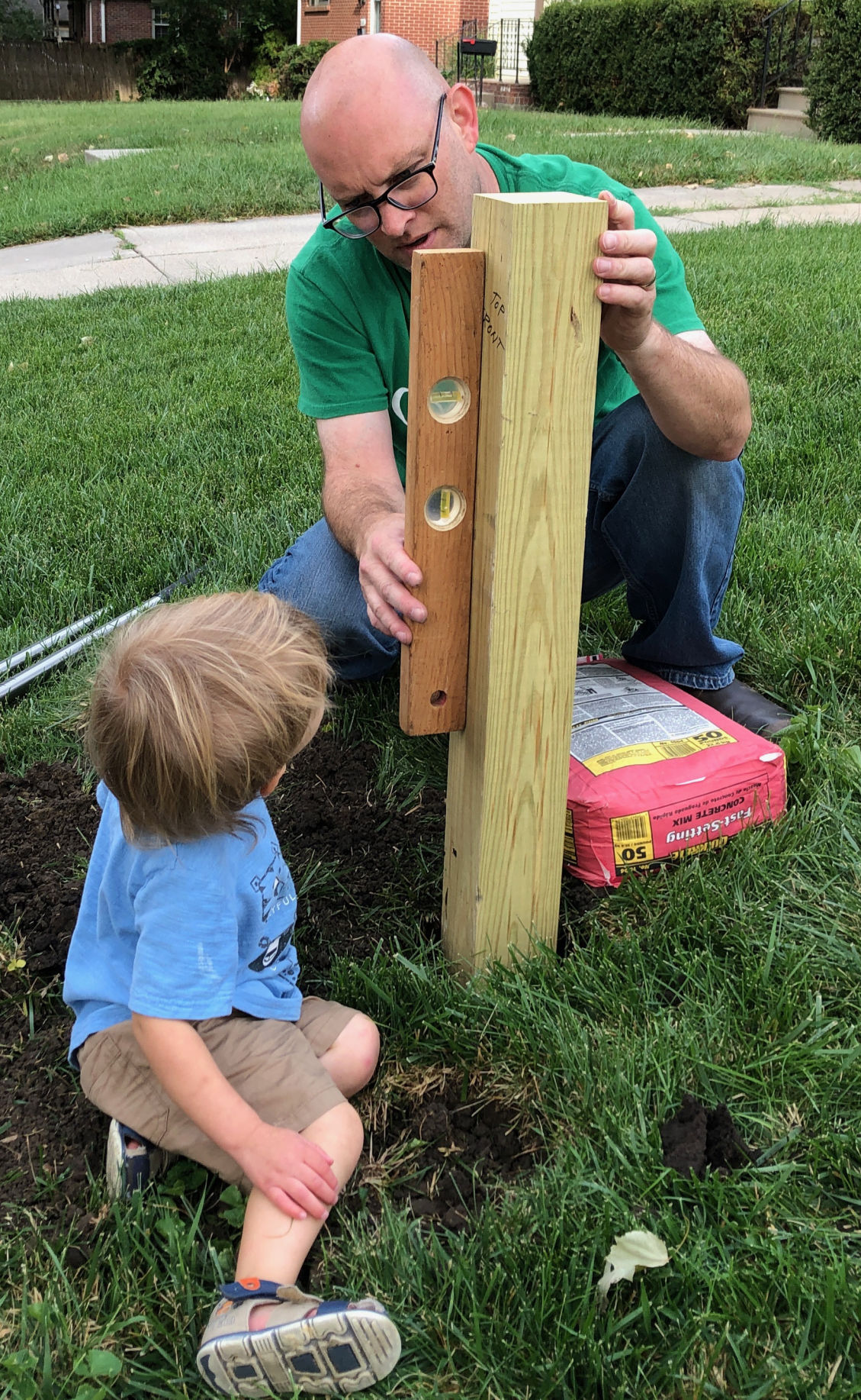 Michael installs Little Free Pantry with Jack